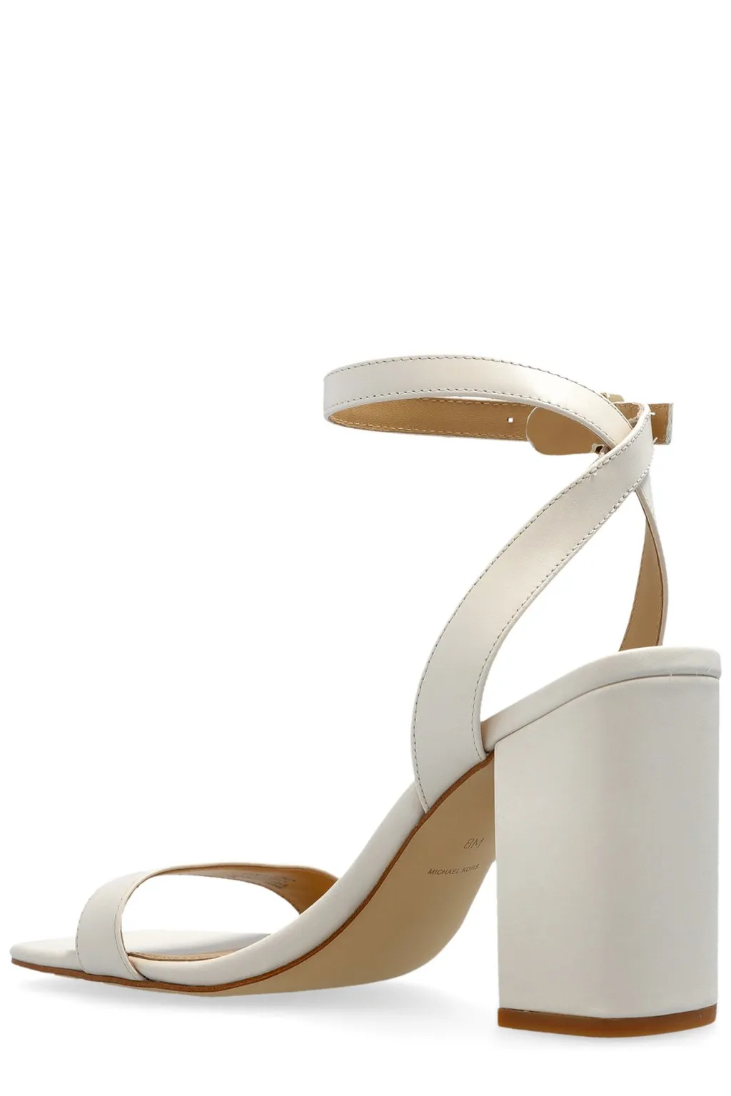 Michael Michael Kors Merriam Leather Block Heel Sandals