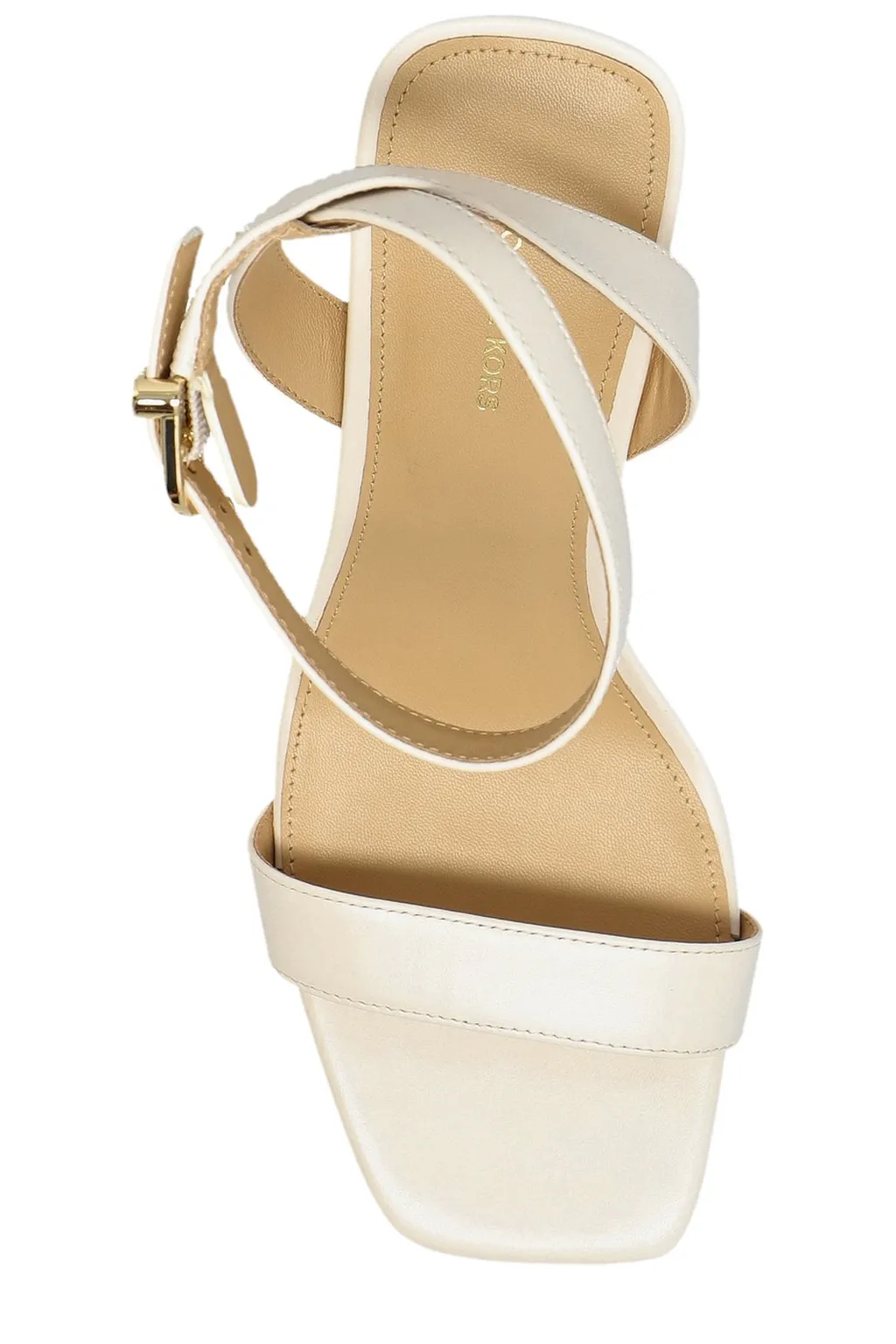Michael Michael Kors Merriam Leather Block Heel Sandals