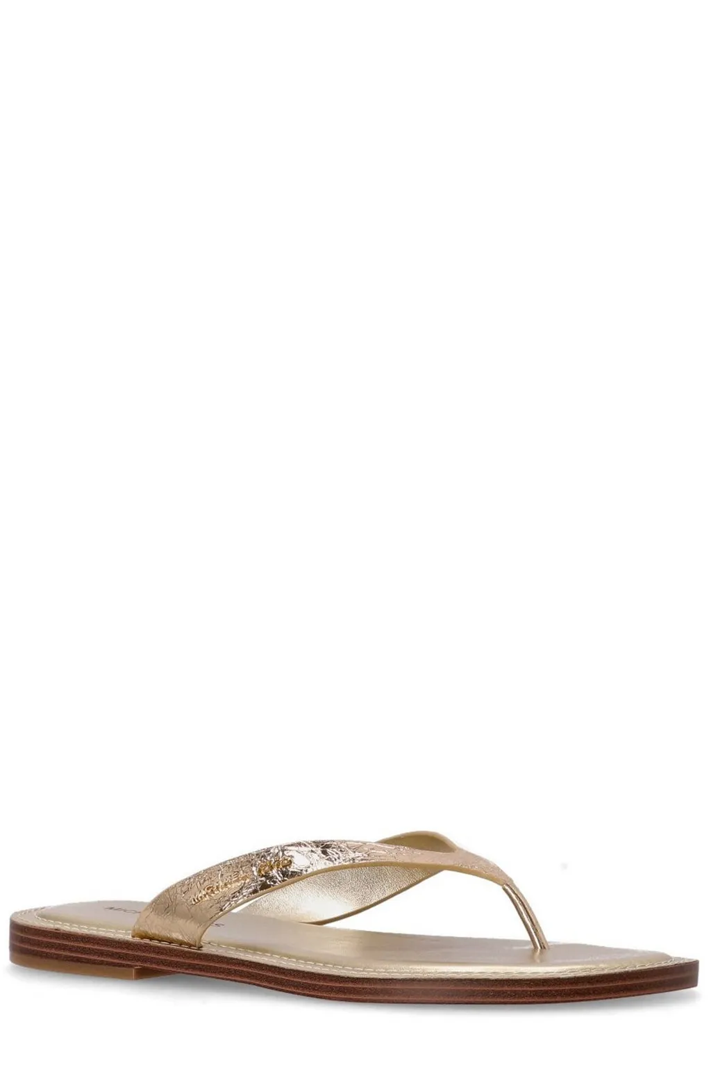 Michael Michael Kors Koko Metallic Flip Flop Sandals