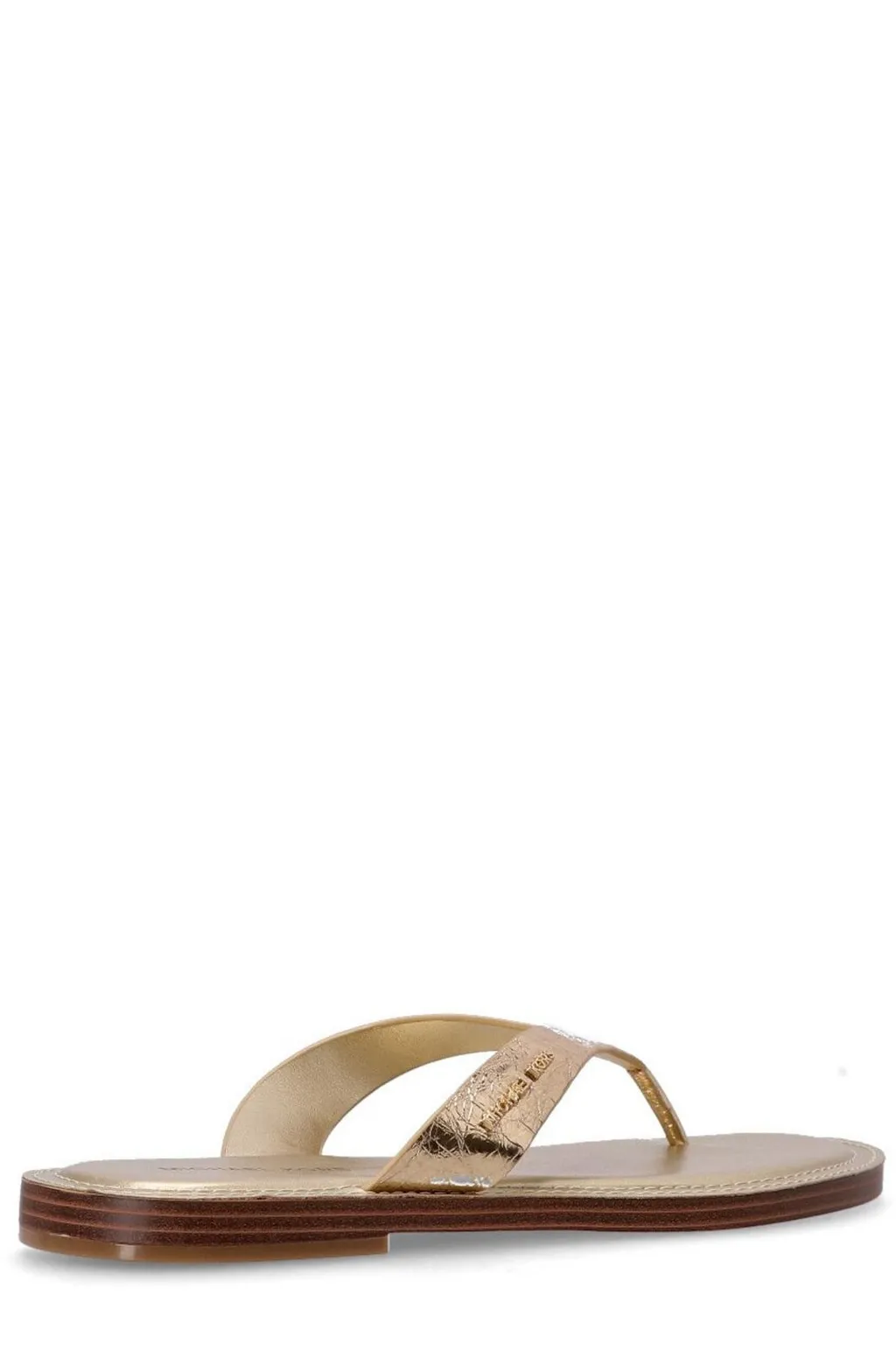 Michael Michael Kors Koko Metallic Flip Flop Sandals