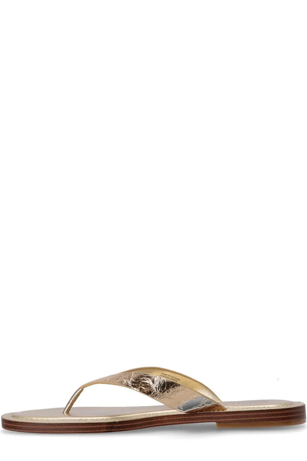 Michael Michael Kors Koko Metallic Flip Flop Sandals