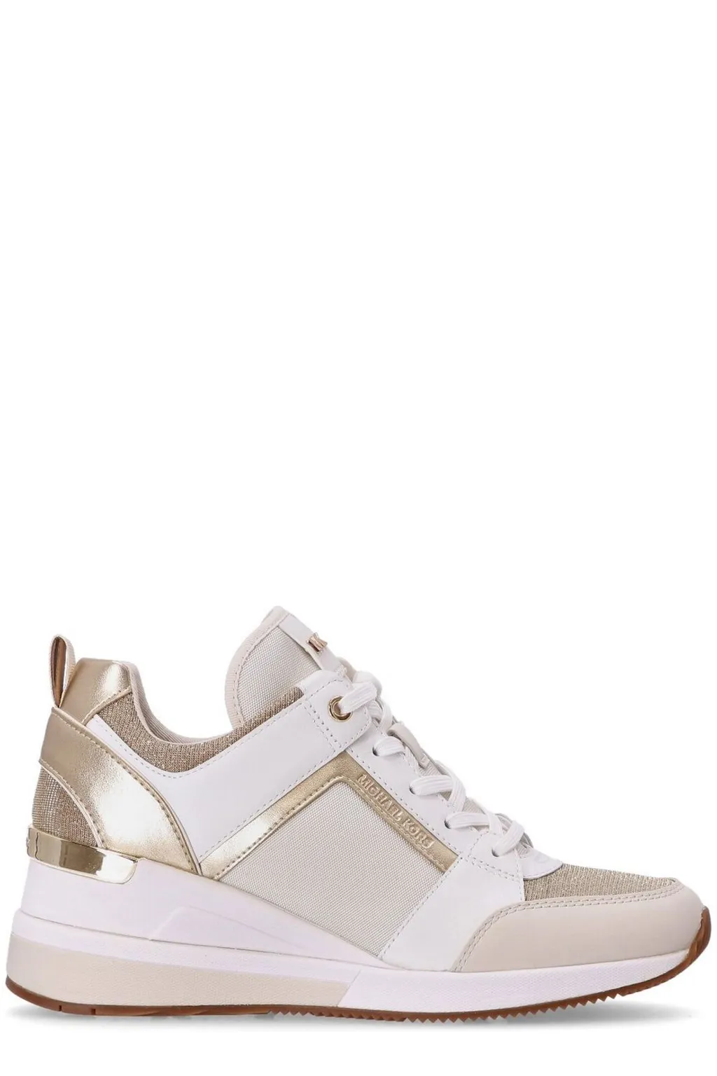 Michael Michael Kors Logo Patch Wedge-Heel Sneakers