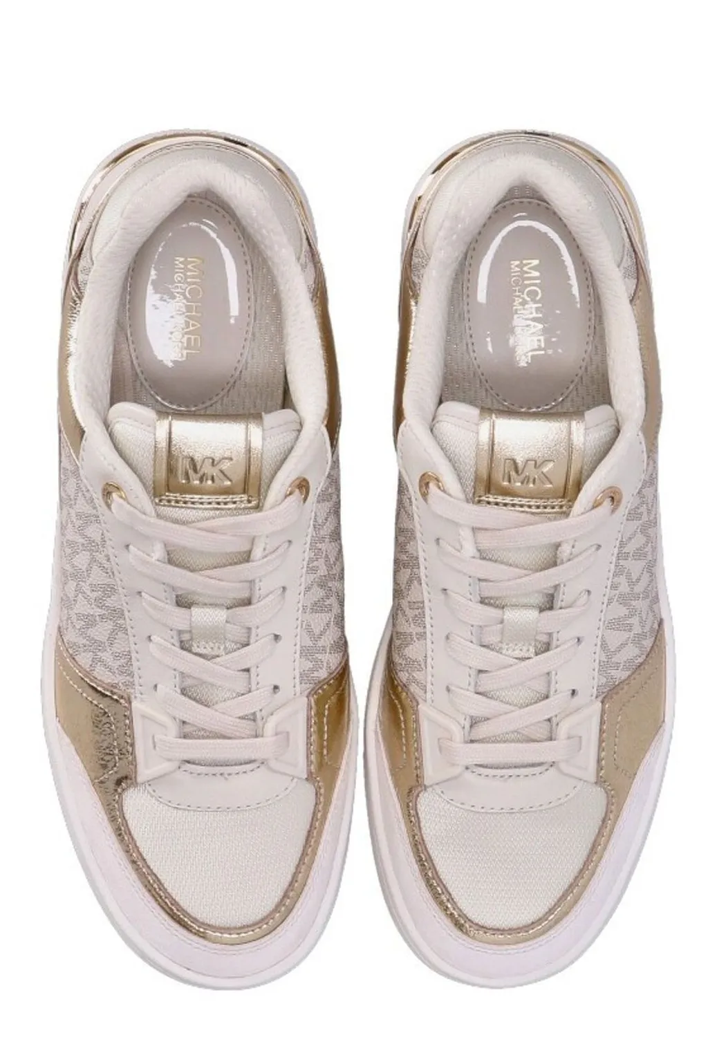 Michael Michael Kors Metallic Lace-Up Sneakers
