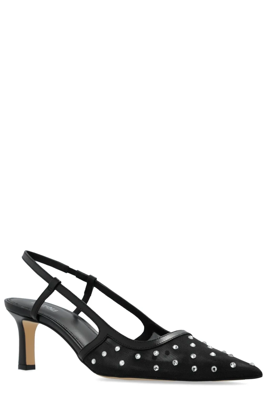 Michael Michael Kors Alora Embellished Mesh Slingback Pumps