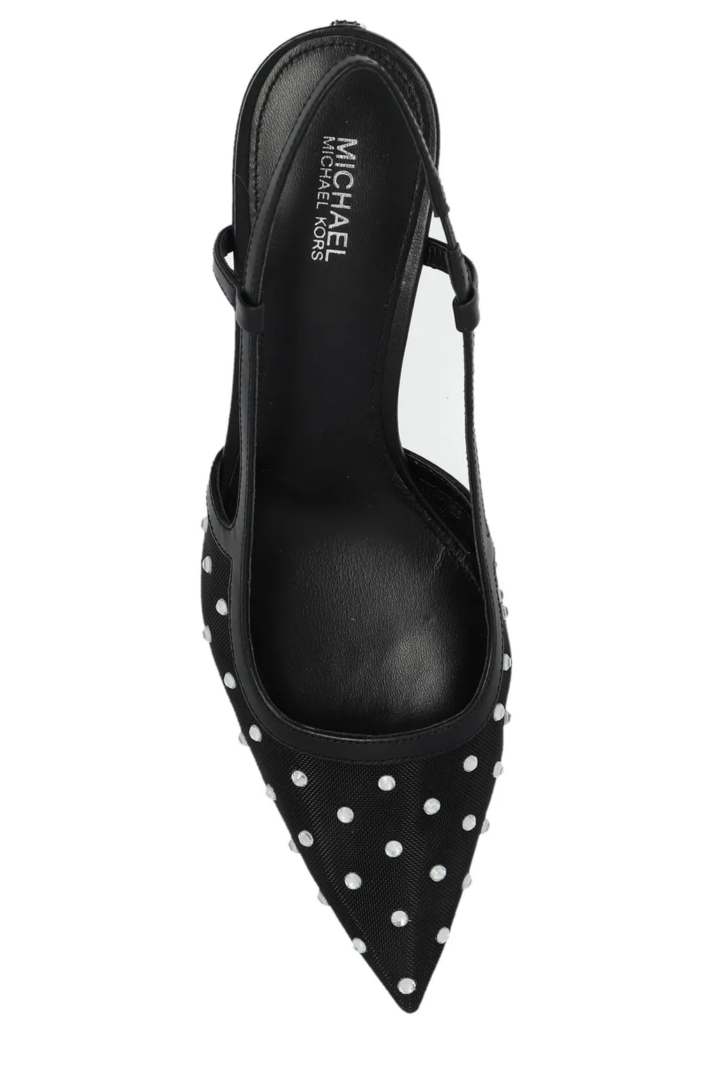 Michael Michael Kors Alora Embellished Mesh Slingback Pumps