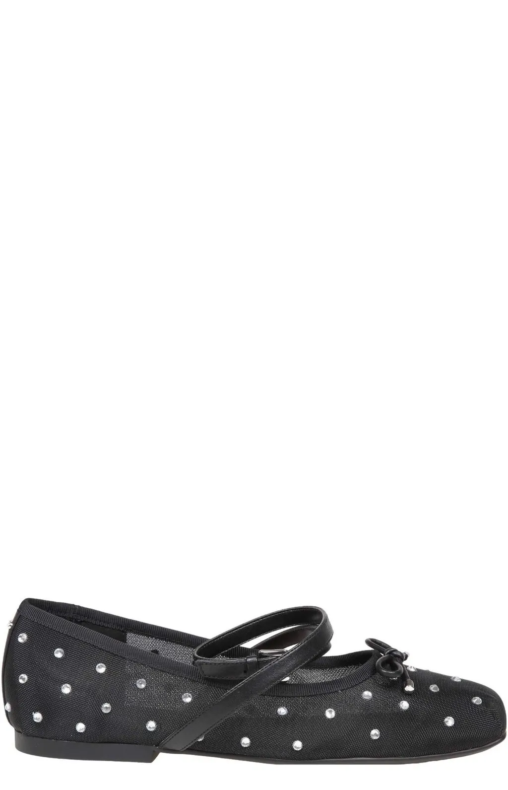 Michael Michael Kors Collette Embellished Mesh Ballet Flats