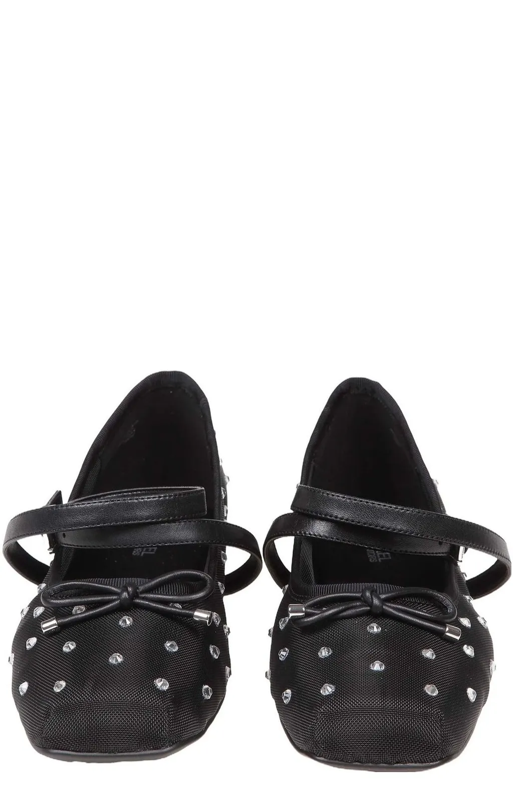 Michael Michael Kors Collette Embellished Mesh Ballet Flats
