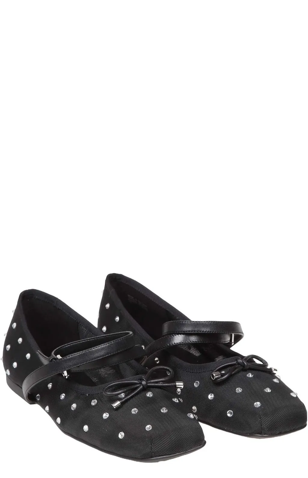 Michael Michael Kors Collette Embellished Mesh Ballet Flats