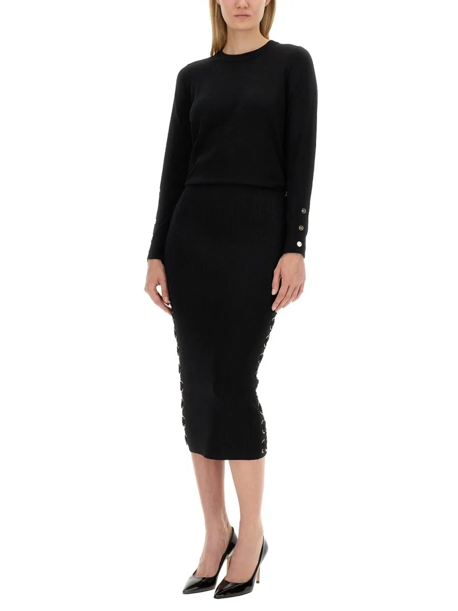 Michael Michael Kors Buttoned Knit Top