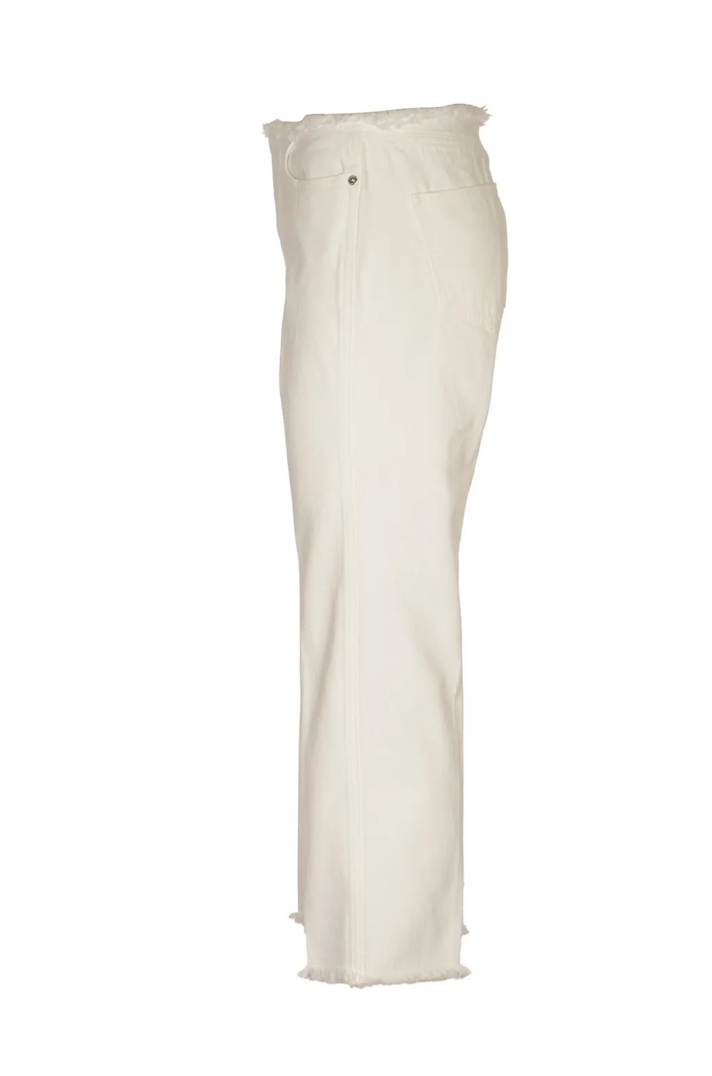 Michael Michael Kors Frayed Denim Cropped Jeans