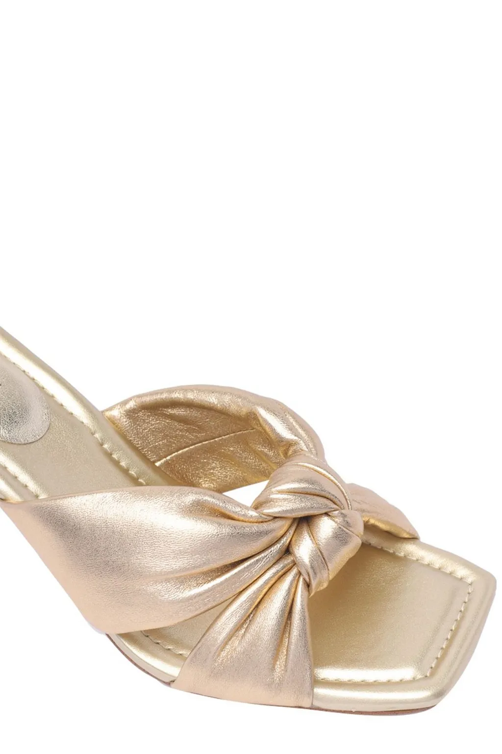 Michael Michael Kors Elena Metallic Heeled Sandals