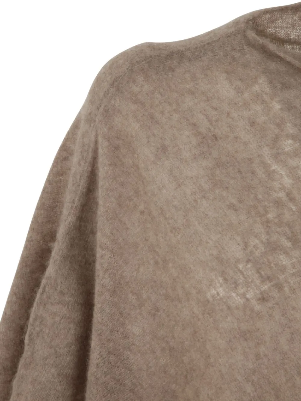 Mirror In The Sky Open-Knit Cashmere Poncho