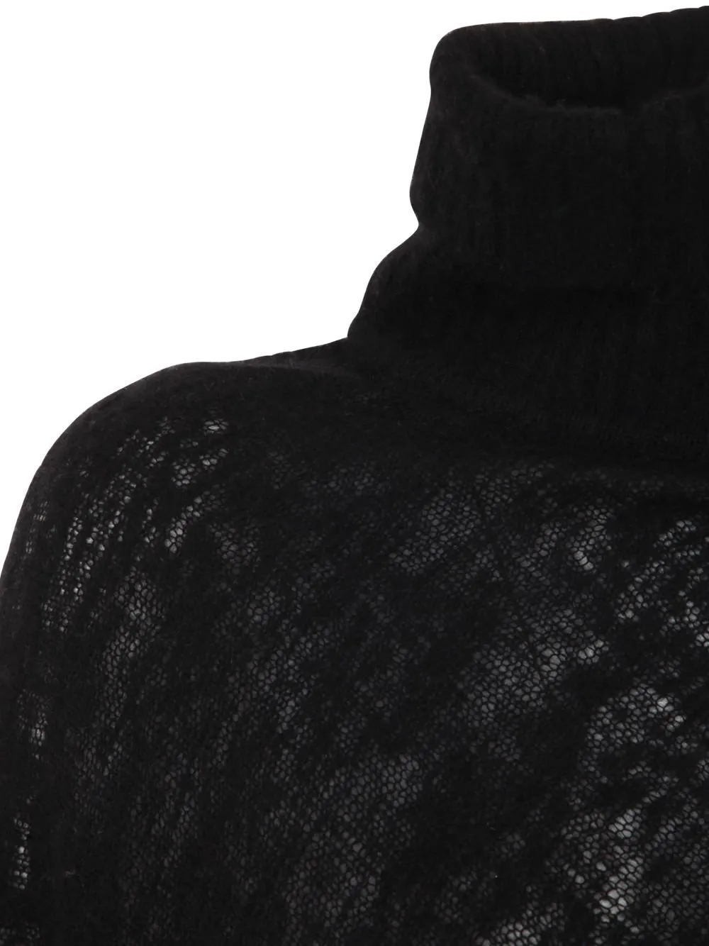 Mirror In The Sky Polo Neck Poncho Coat