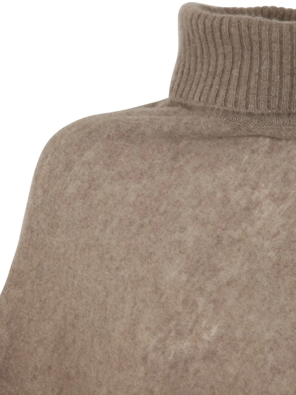 Mirror In The Sky Polo Neck Poncho