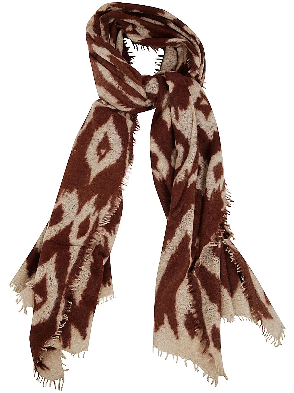 Mirror In The Sky Patterned Wrap Scarf