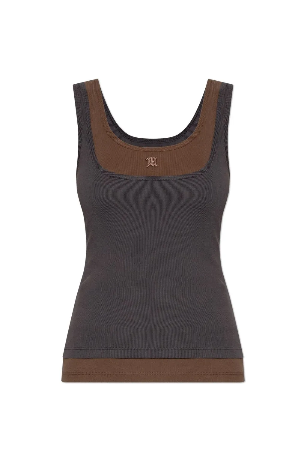 Misbhv Double Layered Knitted Top