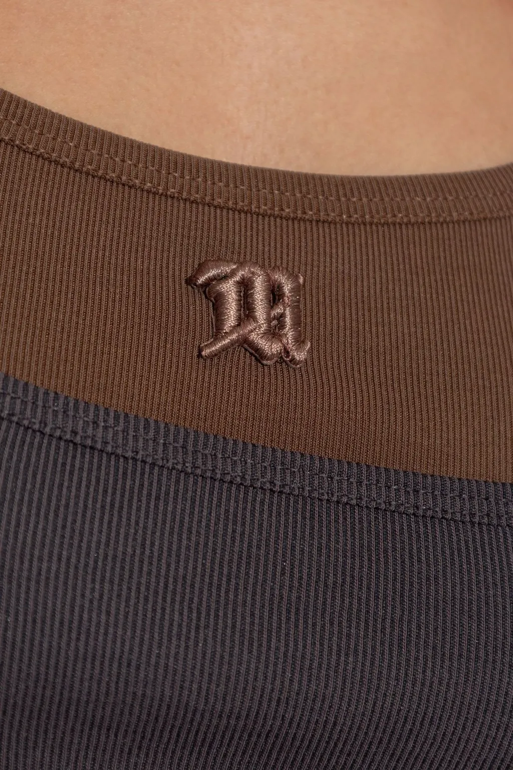 Misbhv Double Layered Knitted Top