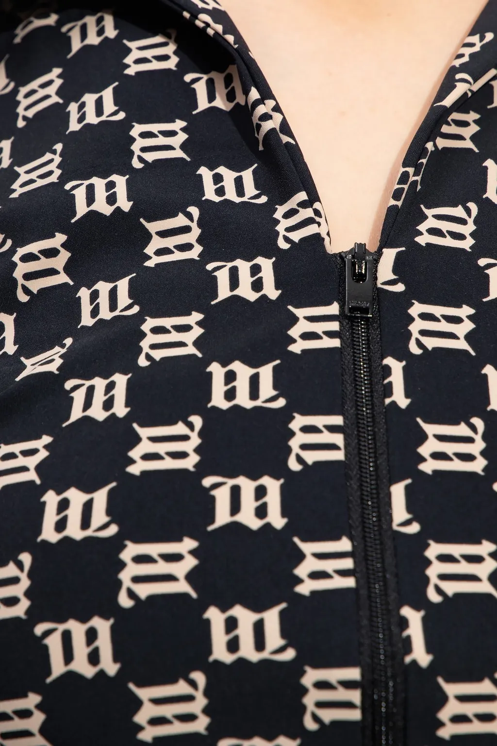Misbhv Collared Zip-Up Top