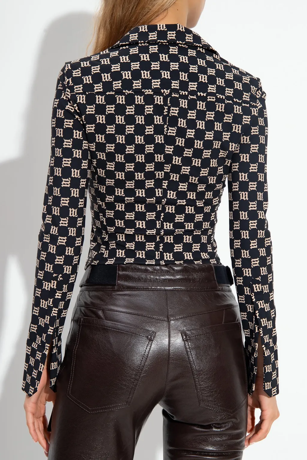 Misbhv Collared Zip-Up Top