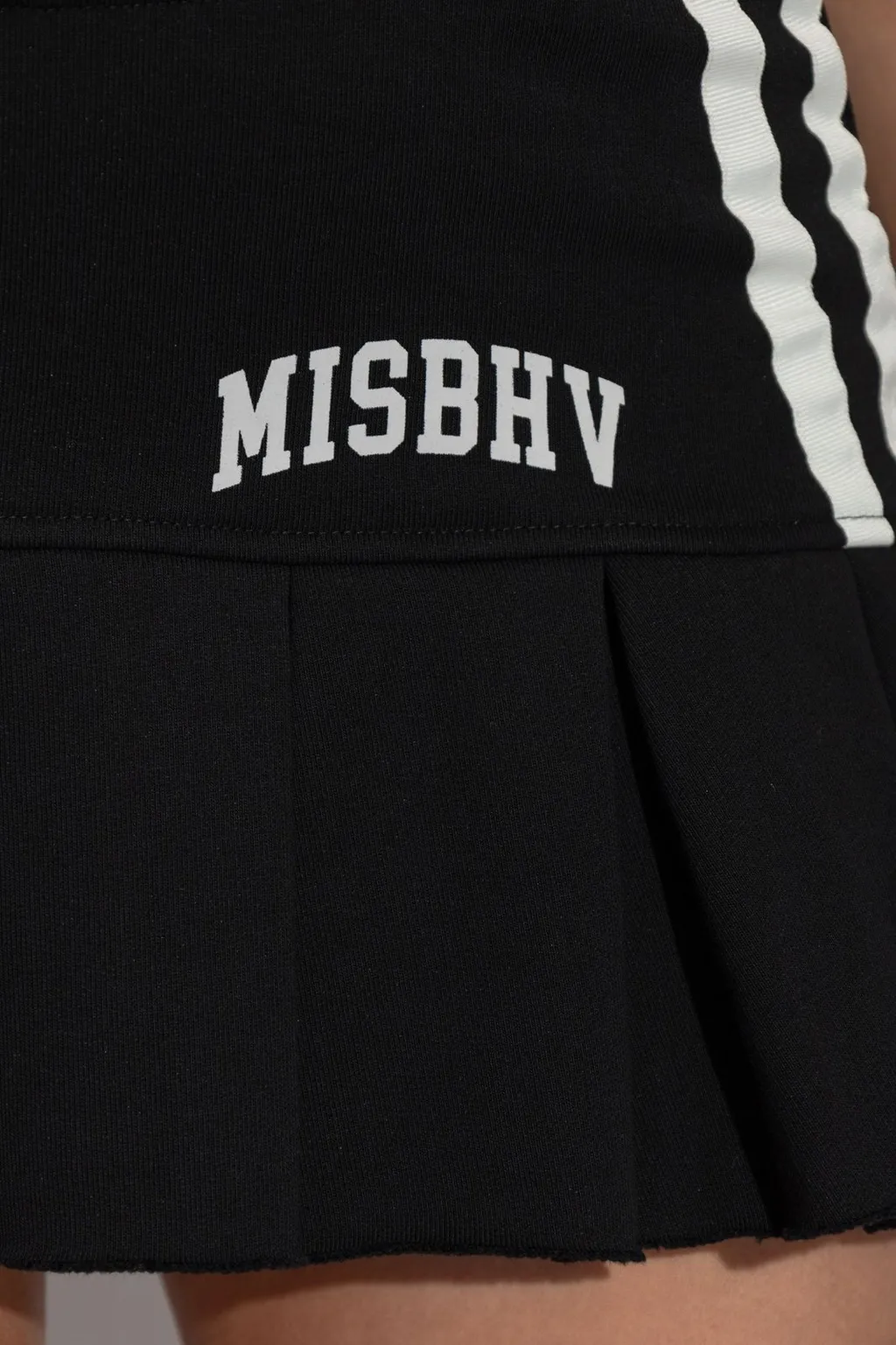 Misbhv Varsity Pleated Mini Skirt
