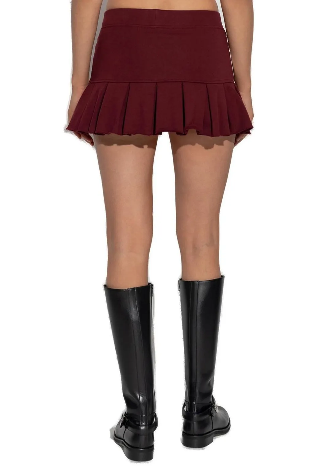 Misbhv Varsity Pleated Mini Skirt