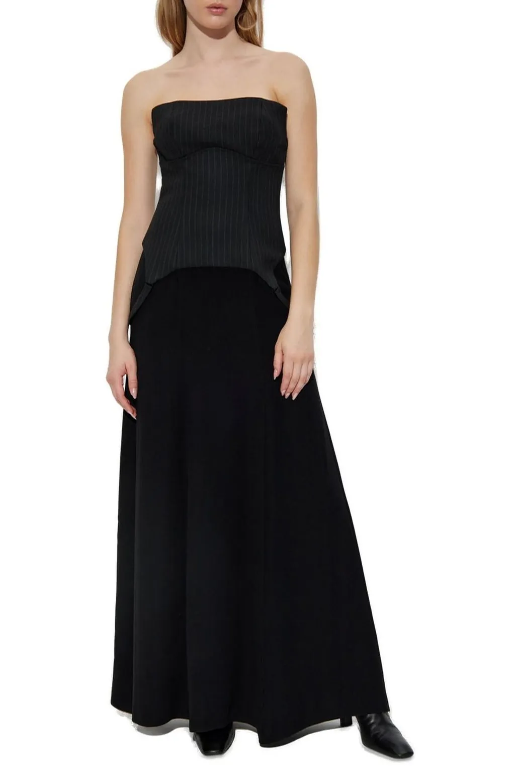 Misbhv Pinstripe Maxi Dress