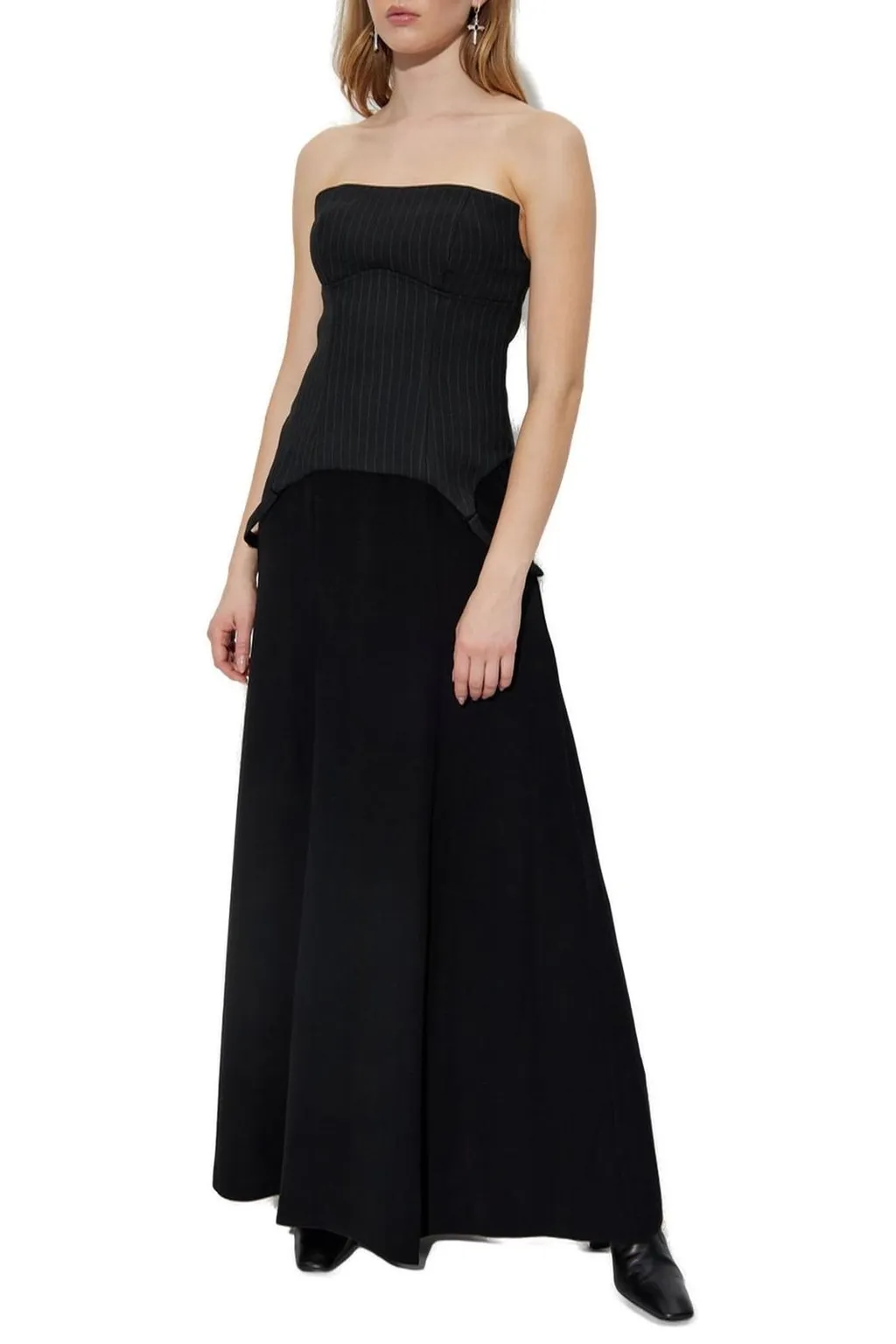 Misbhv Pinstripe Maxi Dress