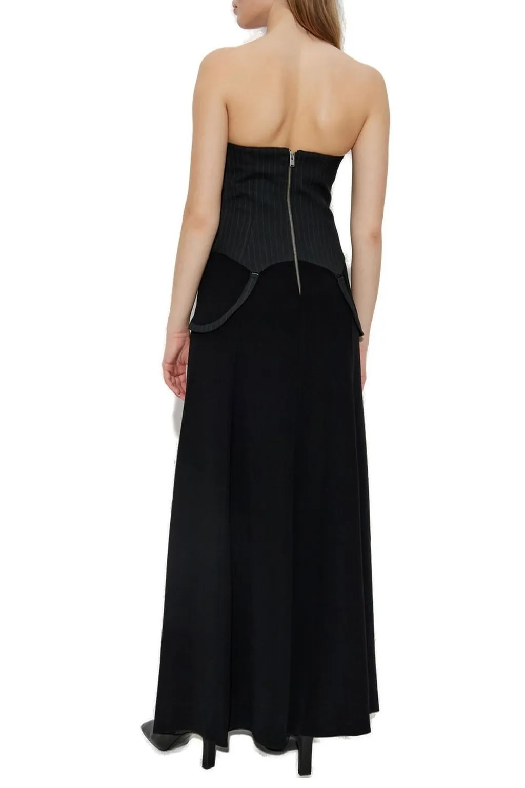 Misbhv Pinstripe Maxi Dress