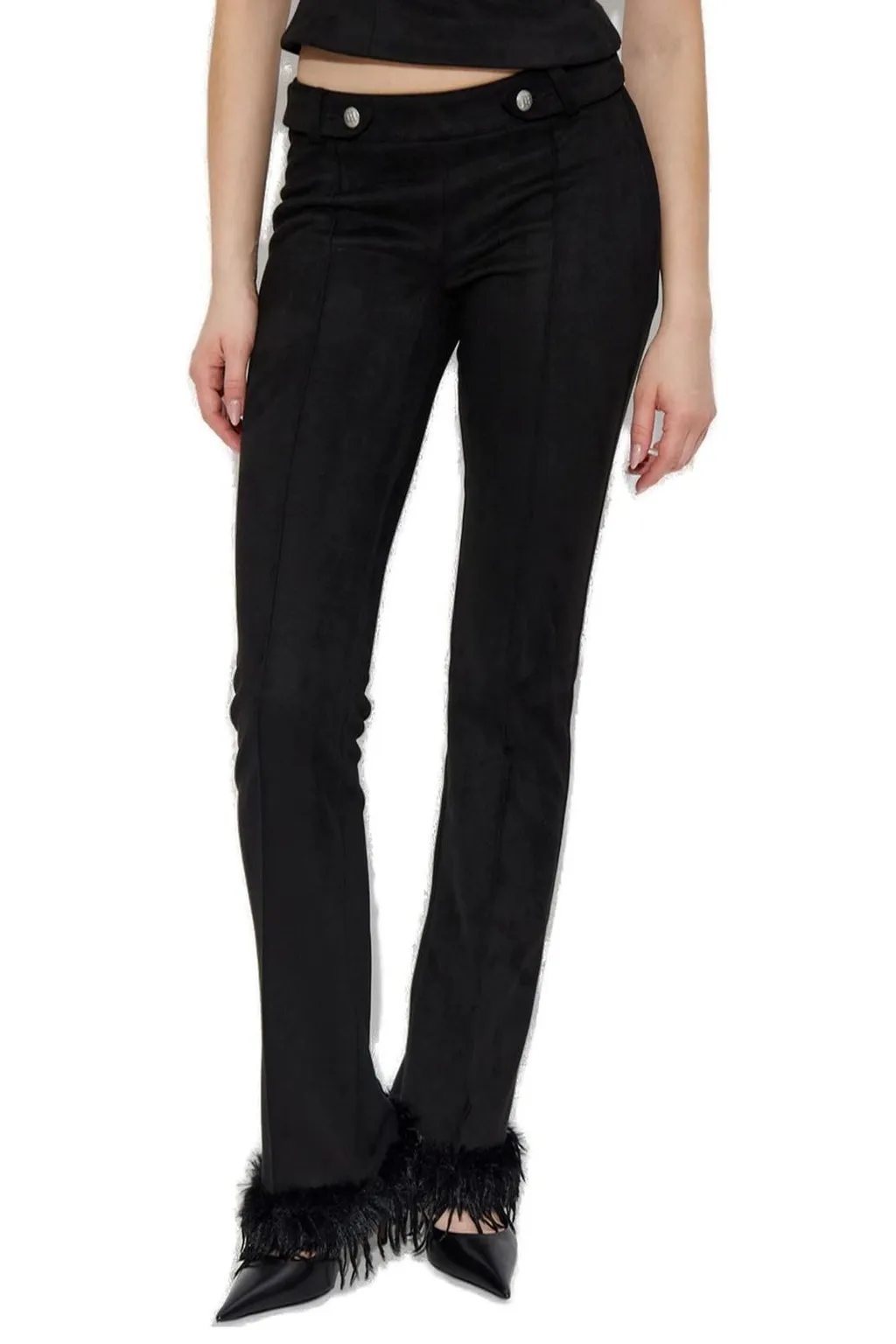 Misbhv Faux Suede Trousers