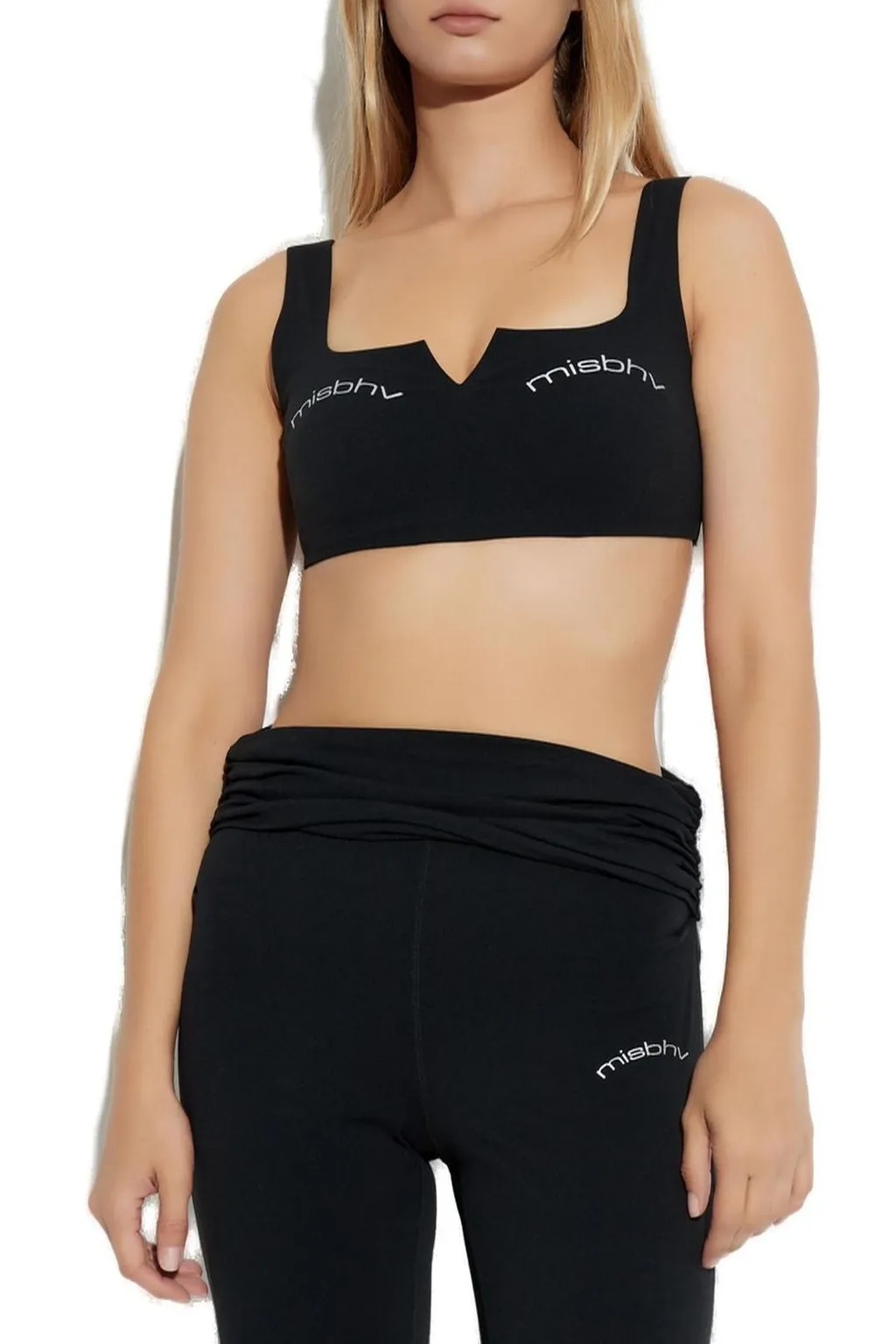 Misbhv V-Neck Sleeveless Cropped Top