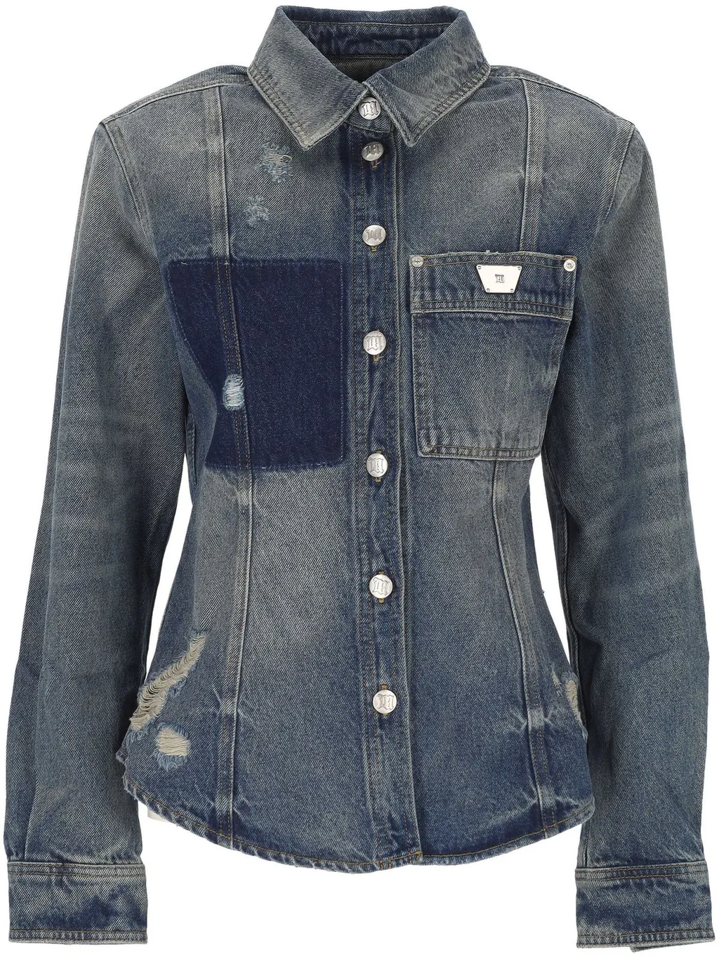 Misbhv Distressed Denim Shirt