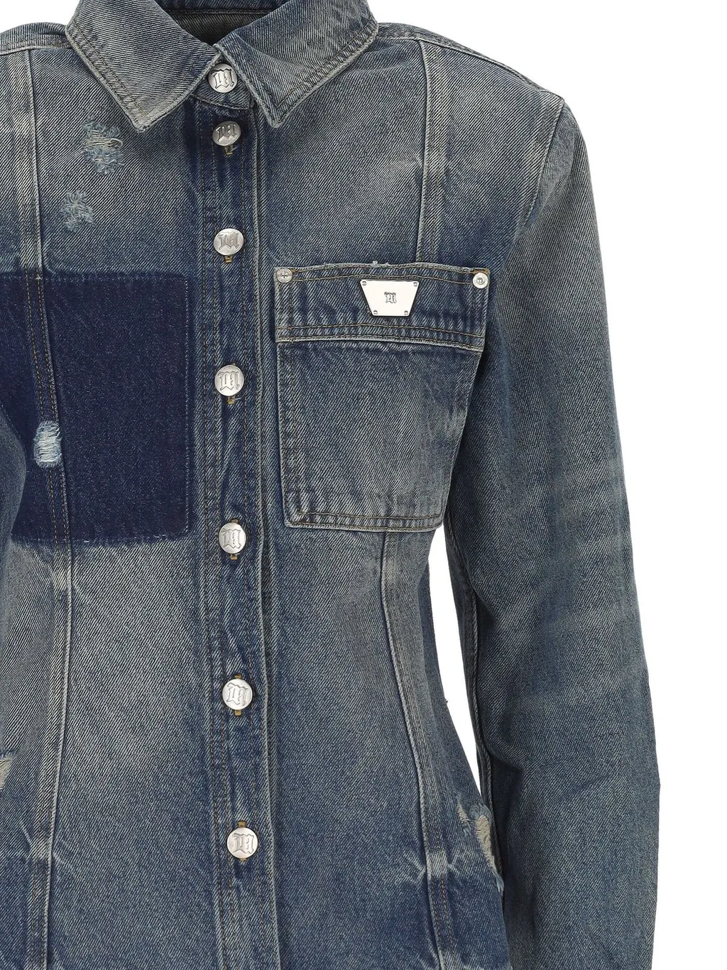 Misbhv Distressed Denim Shirt