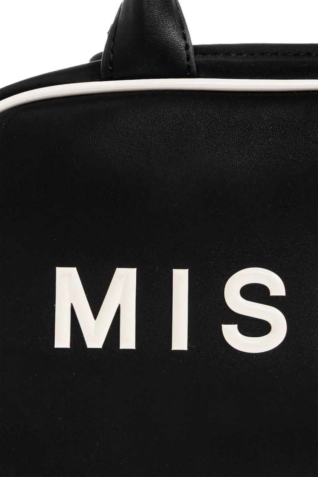 Misbhv Logo Printed Zipped Tote Bag