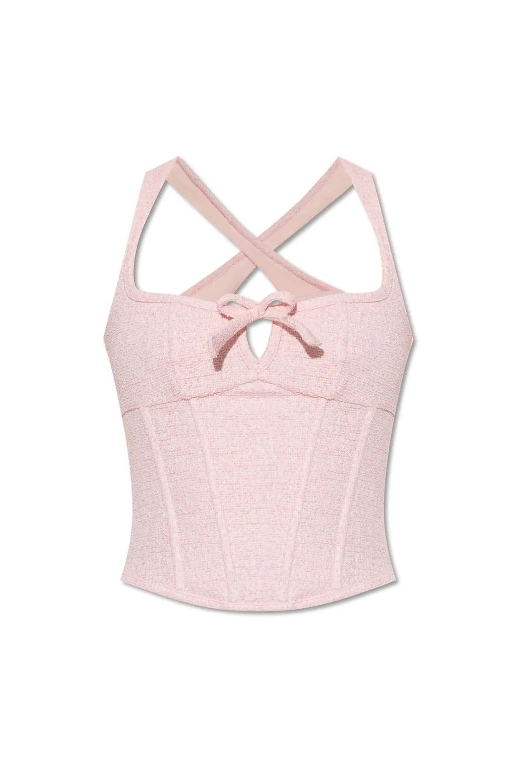 Misbhv Paris Tweed Corset Top