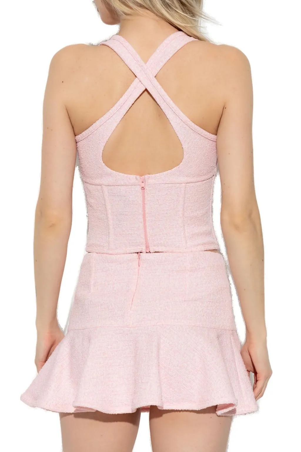 Misbhv Paris Tweed Corset Top