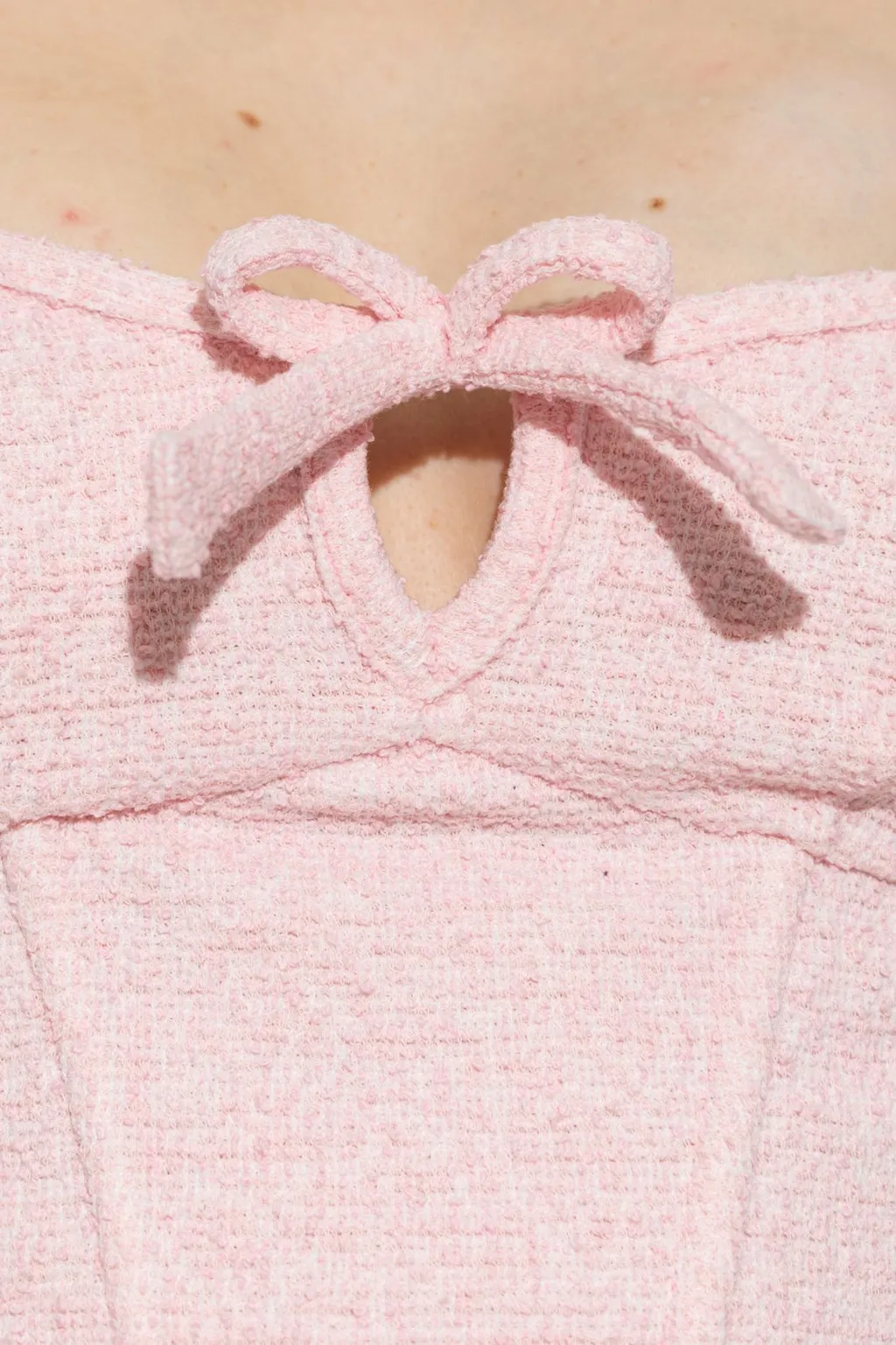 Misbhv Paris Tweed Corset Top