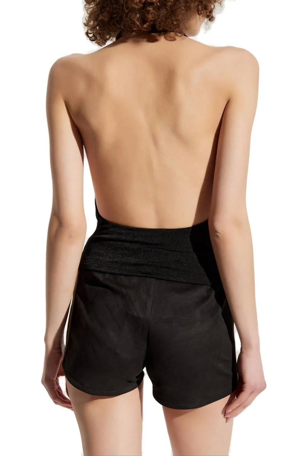Misbhv Backless Cowl Neck Top