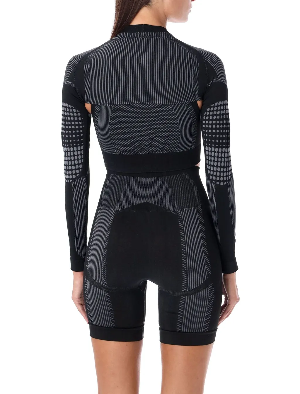 Misbhv Long-Sleeved Cropped Stretched Top