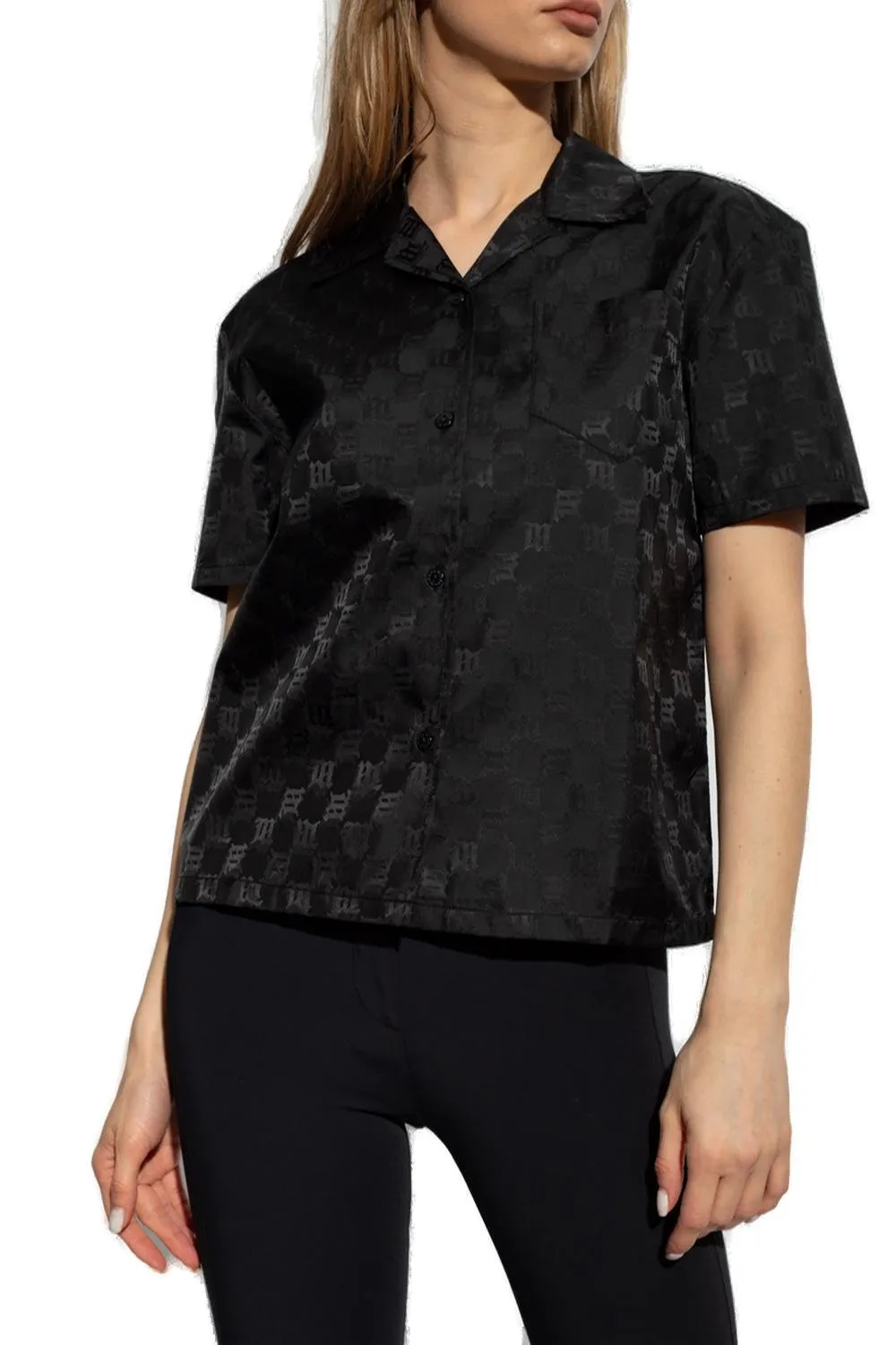Misbhv Monogram Printed Short-Sleeved Shirt