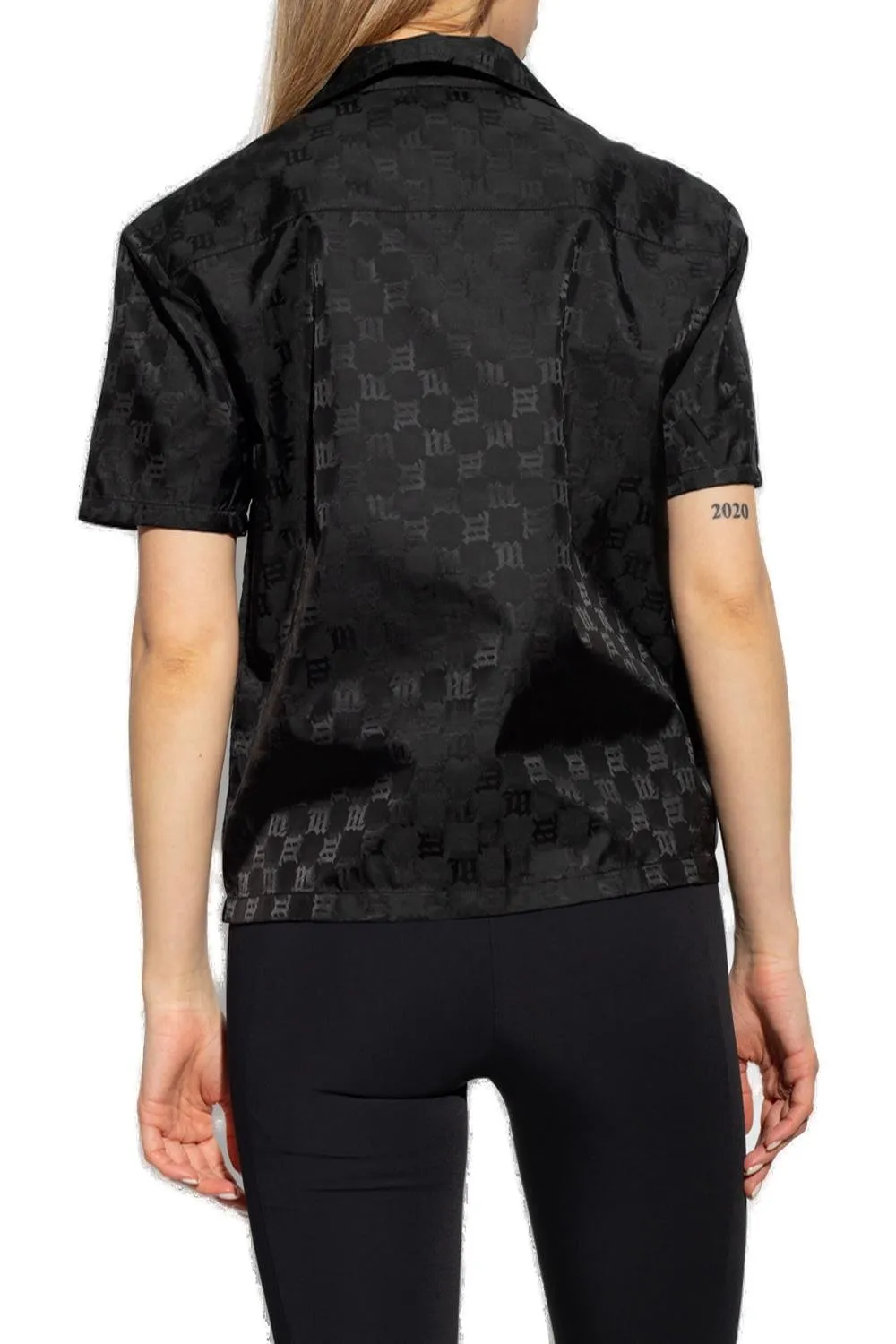 Misbhv Monogram Printed Short-Sleeved Shirt