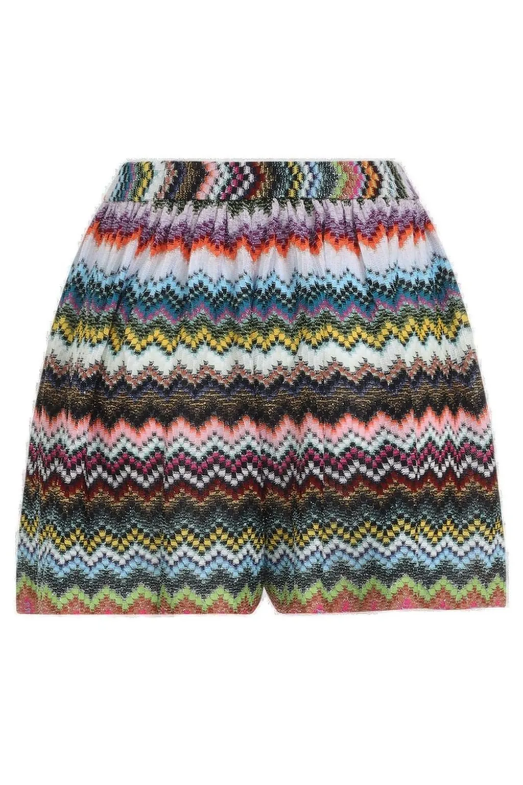 Missoni Pixelated Zigzag Motif Shorts