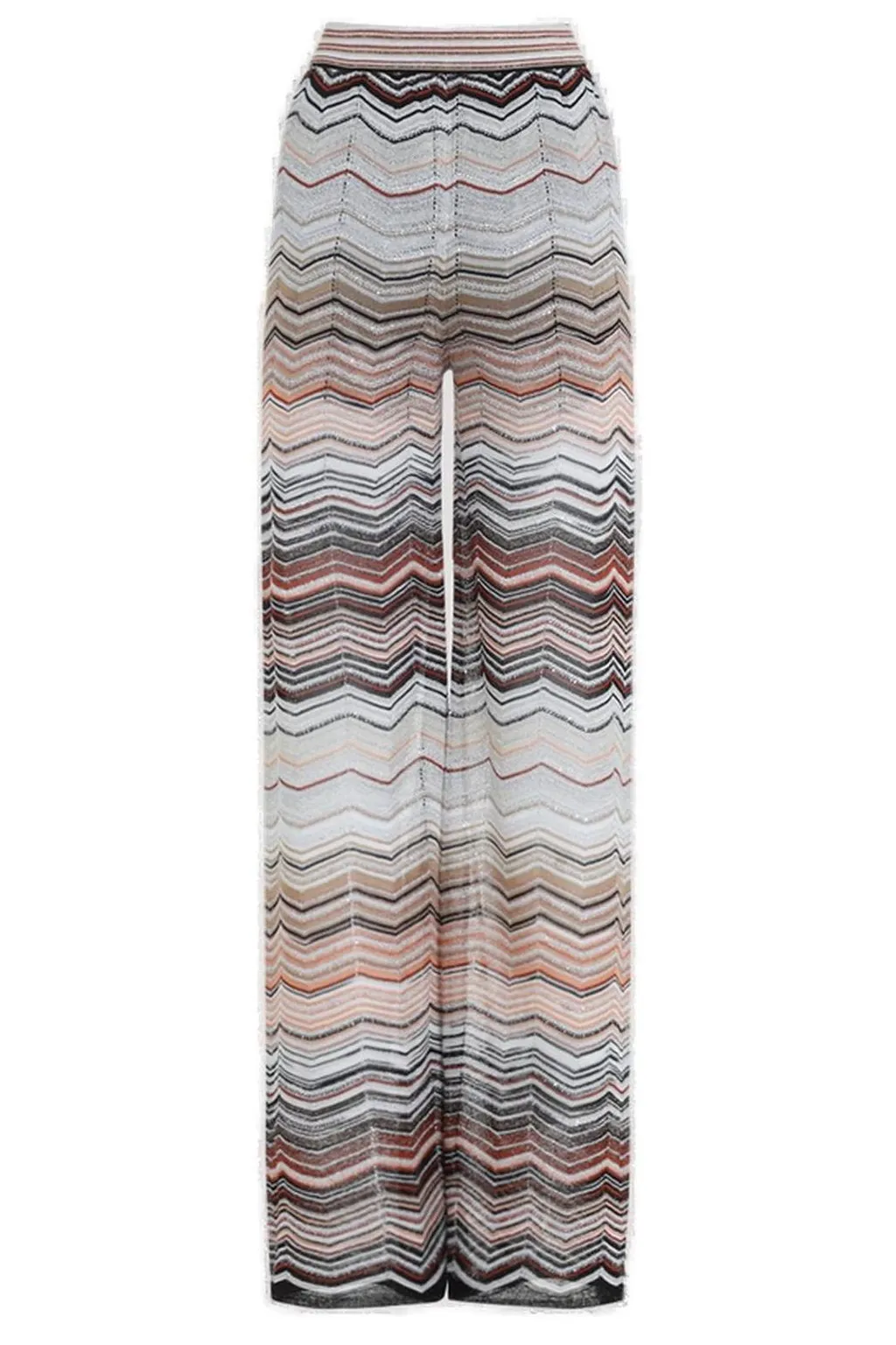 Missoni Zig-Zag Pattern Straight Leg Pants