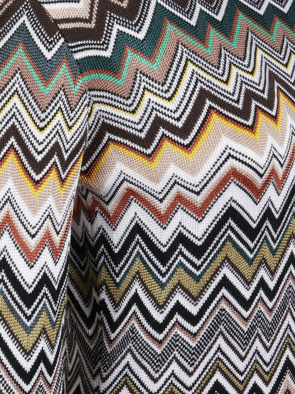 Missoni Zig-Zag Long Sleeved Midi Dress