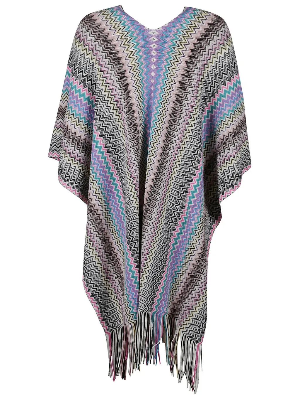 Missoni Zig Zag Patterned Poncho