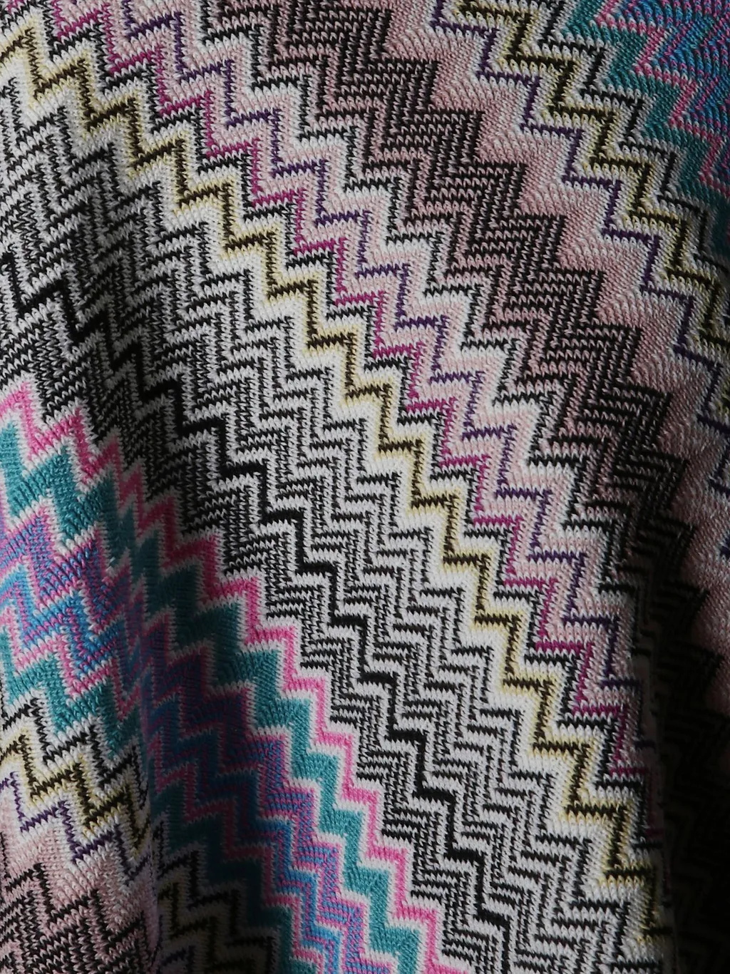 Missoni Zig Zag Patterned Poncho