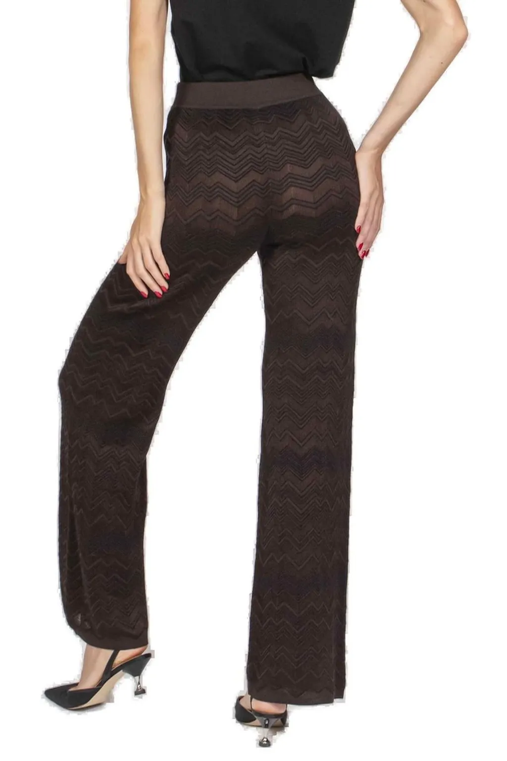 Missoni Zigzag Patterned Straight-Leg Trousers