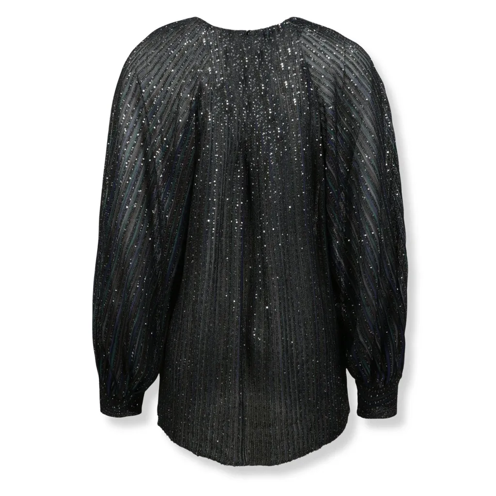 Missoni Relaxed Fit Sequin-Striped Top