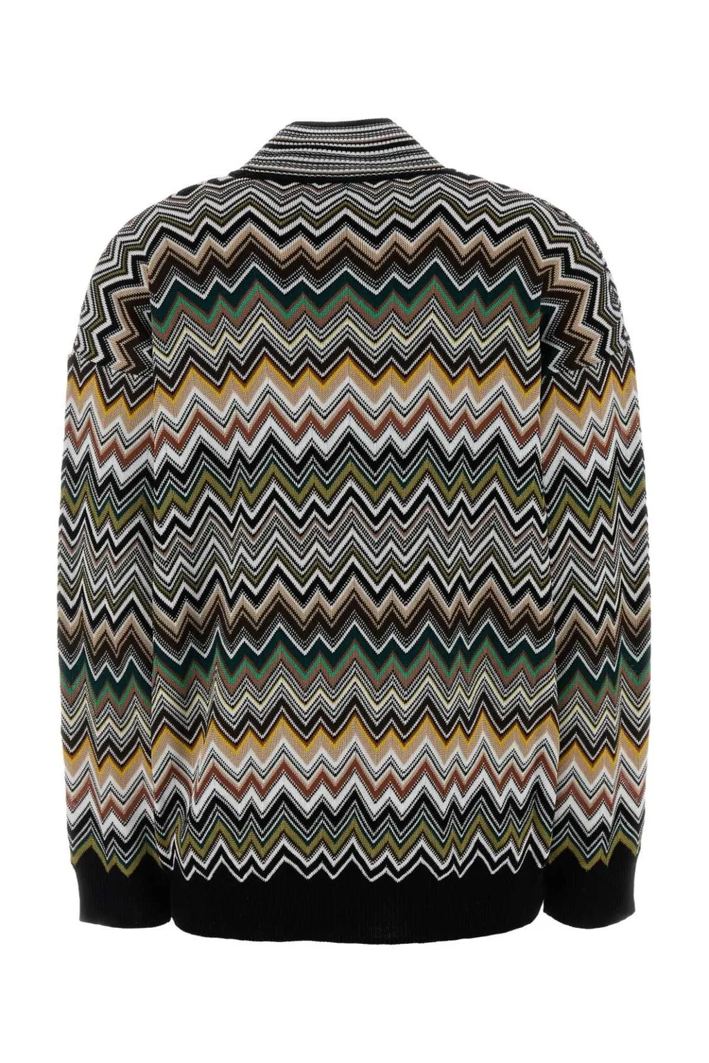 Missoni Zig-Zag Pattern Turtleneck Jumper