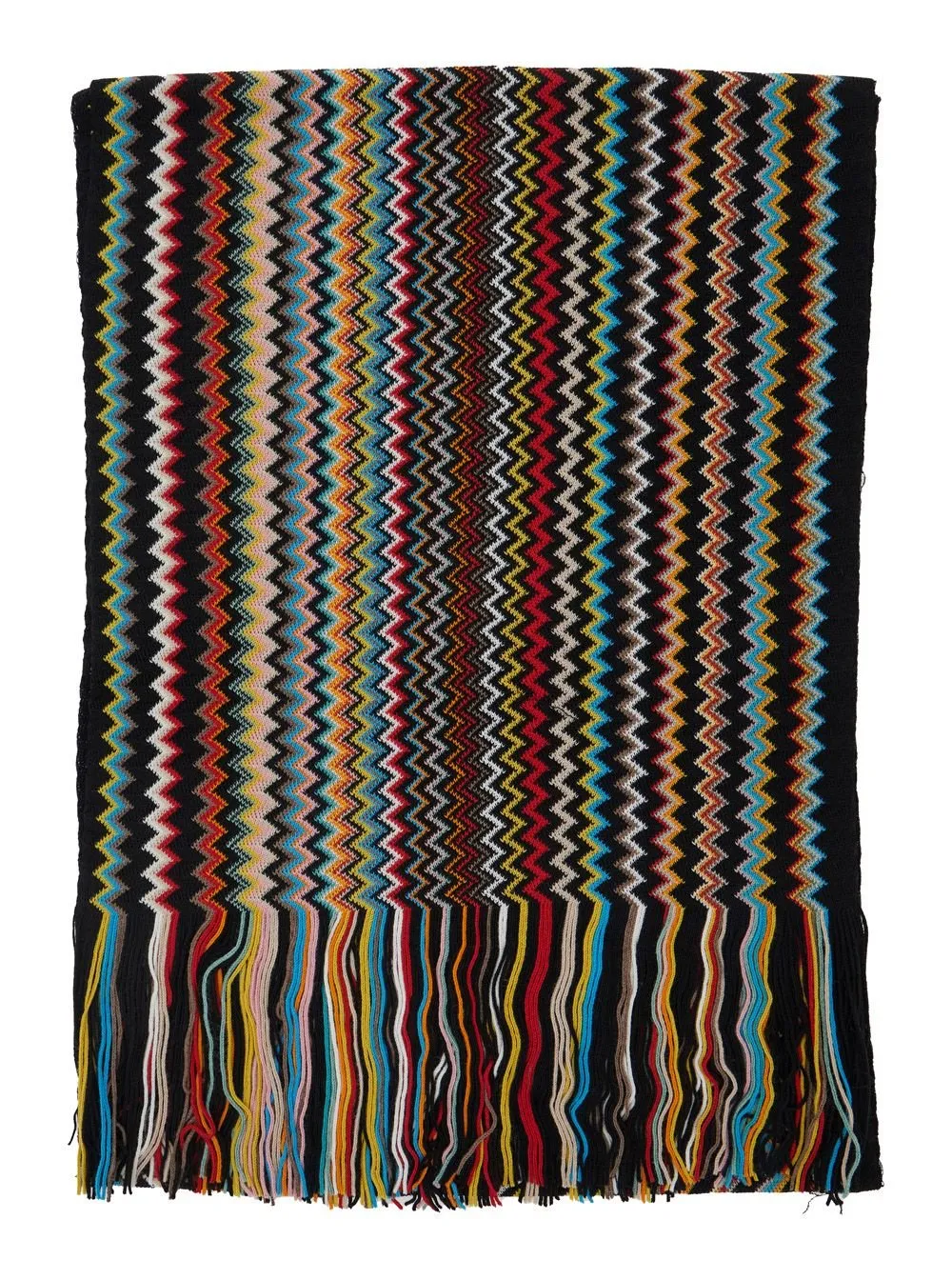 Missoni Fringed Knitted Scarf