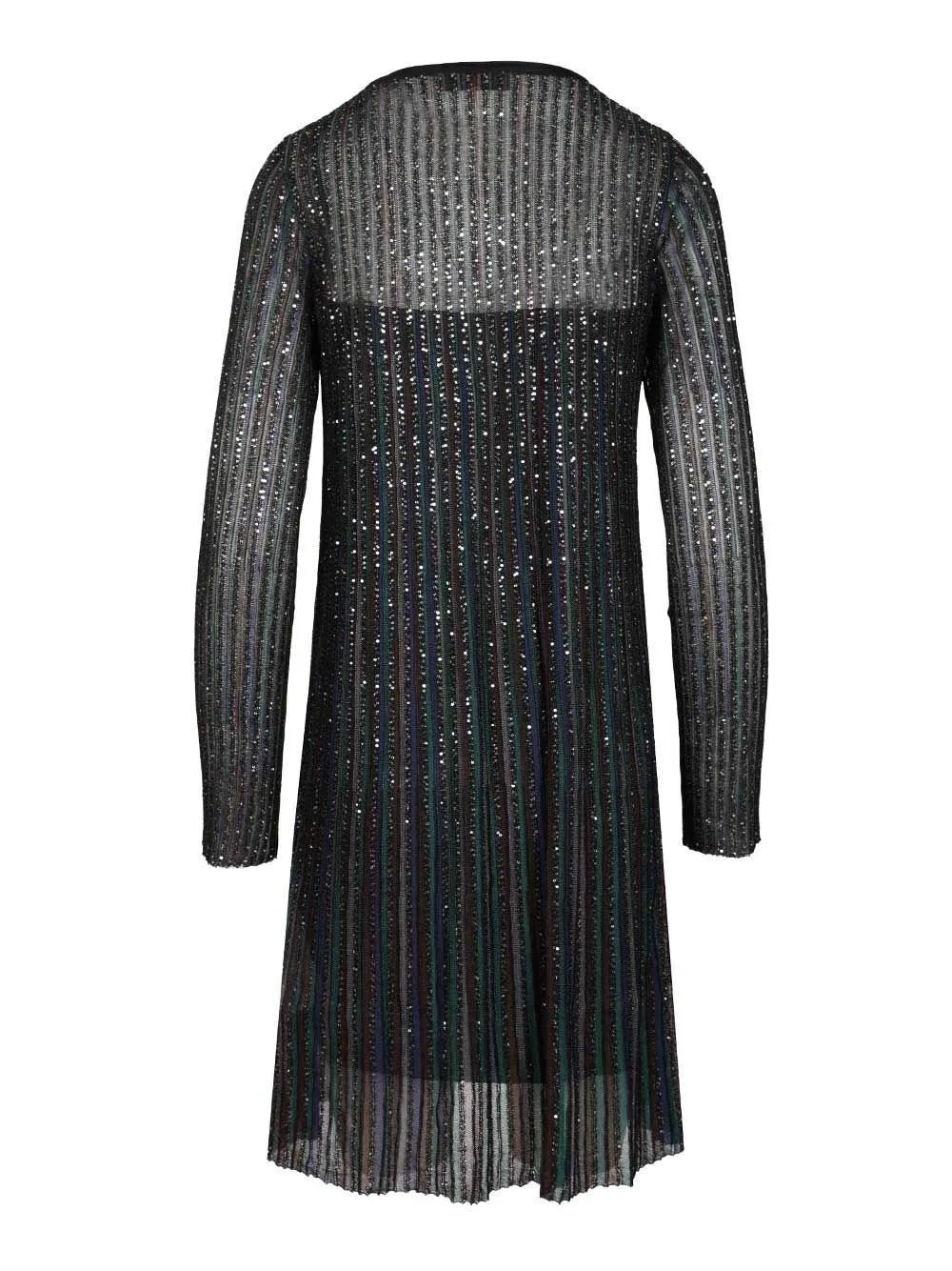 Missoni Lurex Long-Sleeved Short Dress